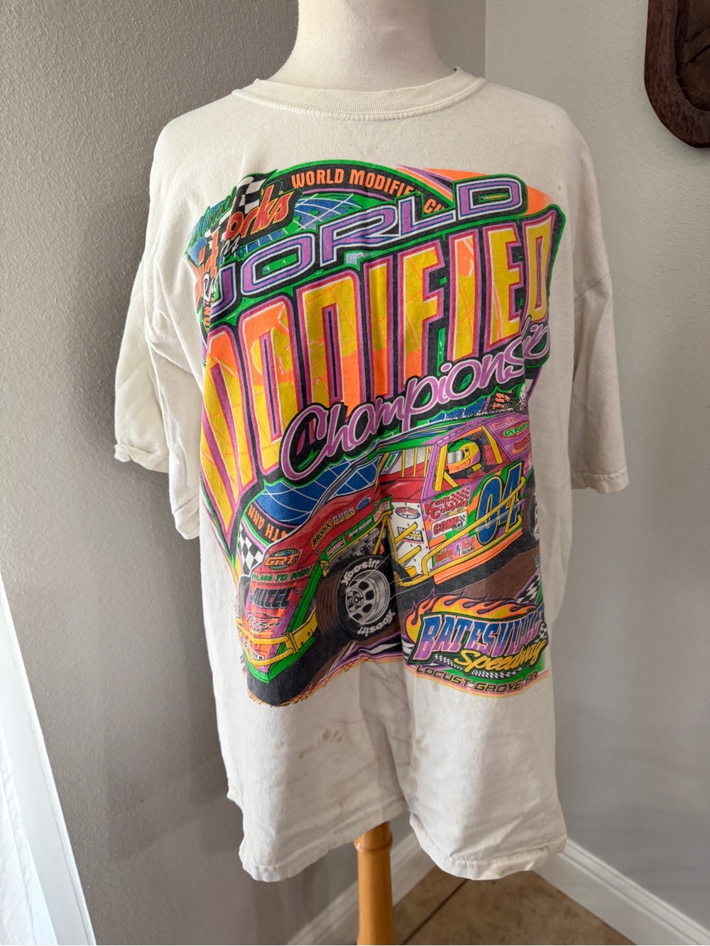 Vintage 2000s World Modified Championship Racing Shirt XL Batesville